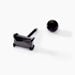 Piercing Oruro Acier Noir Oxyde De Zirconium - Bijoux Homme | Histoire d’Or