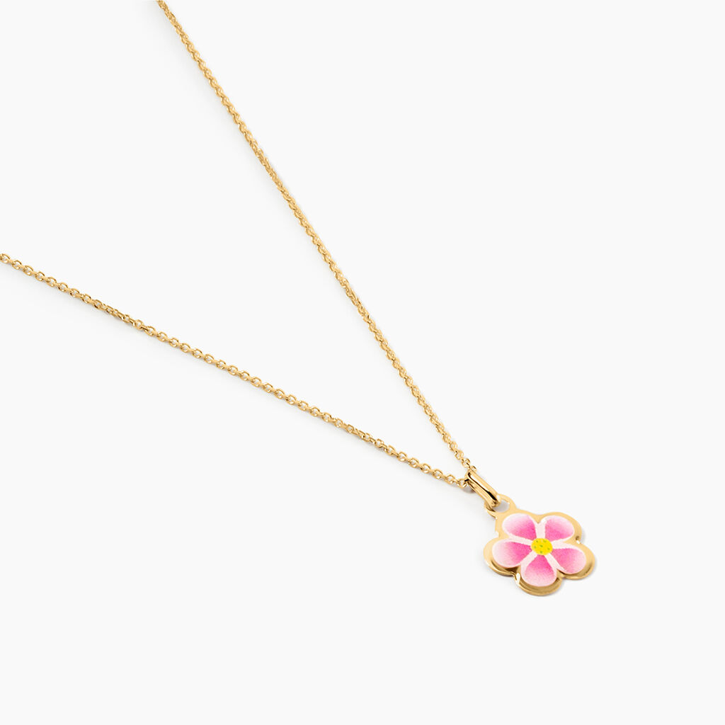 Collier Syna Fleur Or Jaune - Colliers Enfant | Histoire d&rsquo;Or