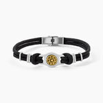 Bracelet Paulette Acier Blanc - Bracelets cordon Homme | Histoire d&rsquo;Or
