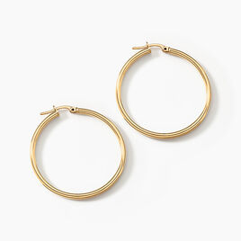 Créoles Verania Or Jaune - Boucles d'oreilles créoles Femme | Histoire d’Or