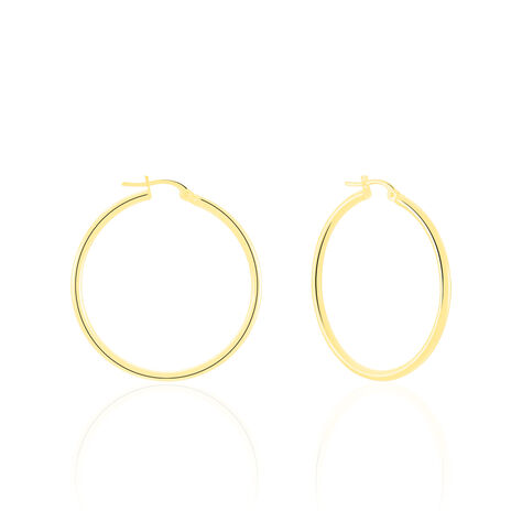 Créoles Verania Or Jaune - Boucles d'oreilles créoles Femme | Histoire d’Or