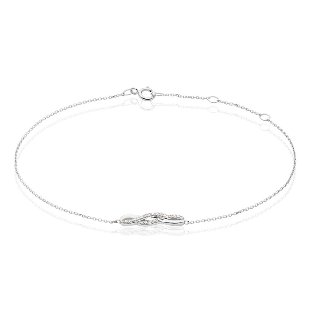 Bracelet Ursulla Or Blanc Diamant