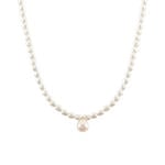 Collier Stella-rose Or Jaune Perle De Culture - Colliers Femme | Histoire d&rsquo;Or