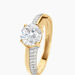 Bague Solitaire Messine Or Jaune Oxyde De Zirconium - Bagues solitaires Femme | Histoire d’Or