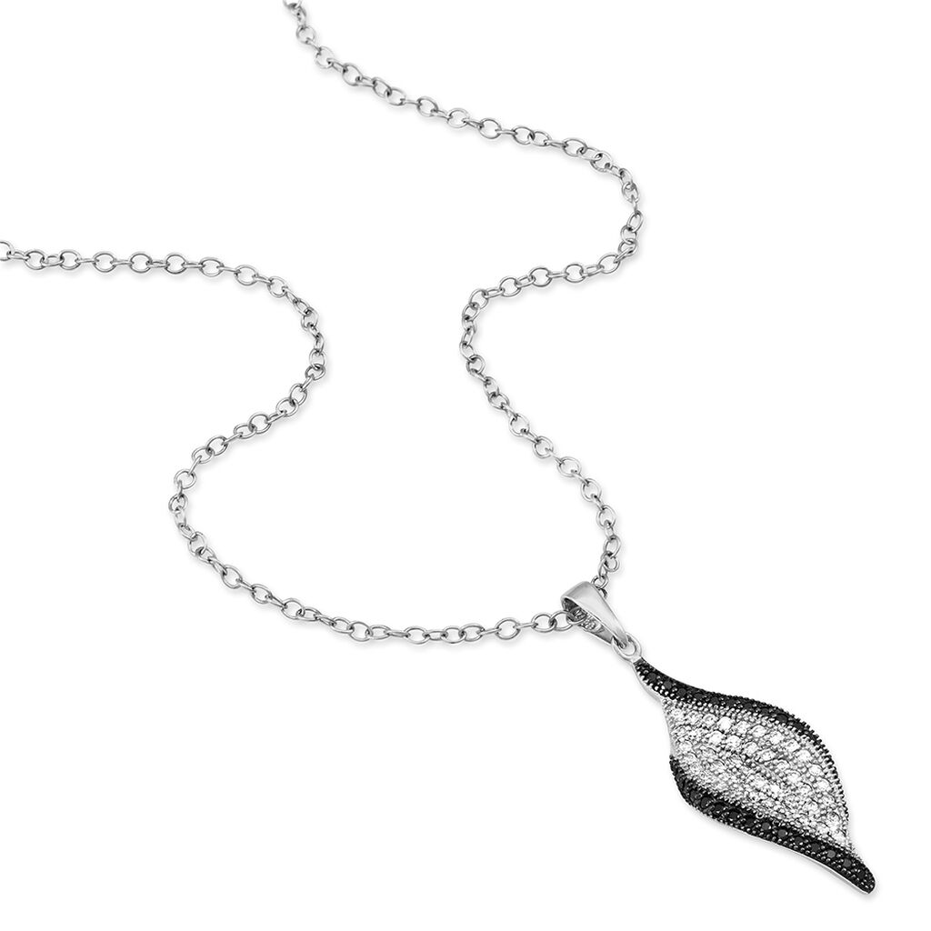 Collier Averill Argent Blanc Oxyde De Zirconium - Colliers fantaisie Femme | Histoire d’Or