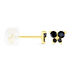 Boucles D'oreilles Puces Or Jaune Oxydes De Zirconium - Clous d'oreilles Femme | Histoire d’Or