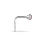 Piercing De Nez Fethi Serti Clos Or Blanc Oxyde De Zirconium - Piercing Nez Femme | Histoire d&rsquo;Or