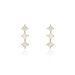 Boucles D'oreilles Puces Lorens Or Jaune Oxyde De Zirconium - Clous d'oreilles Femme | Histoire d’Or