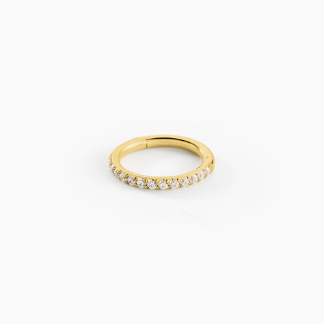 Piercing Maarta Titane Doré Oxyde De Zirconium - Bijoux Femme | Histoire d’Or