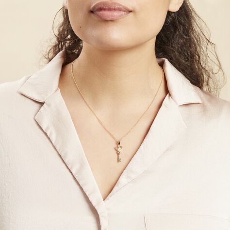 Collier Imman Plaque Or Oxyde - Colliers fantaisie Femme | Histoire d’Or
