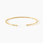 Bracelet Jonc Sigurd Argent Dor&eacute; A L'Or 750/1000 - Bracelets joncs Femme | Histoire d&rsquo;Or