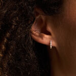 Cr&eacute;oles Per1 Argent Dor&eacute; A L'Or 750/1000 Perle De Culture - Boucles d'oreilles cr&eacute;oles Femme | Histoire d&rsquo;Or