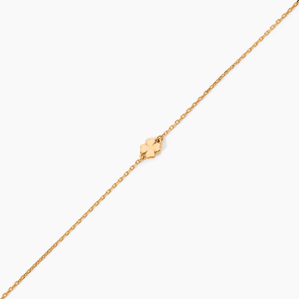 Bracelet Shanti Plaqu&eacute; Or Jaune - Bijoux sans pierre Femme | Histoire d&rsquo;Or