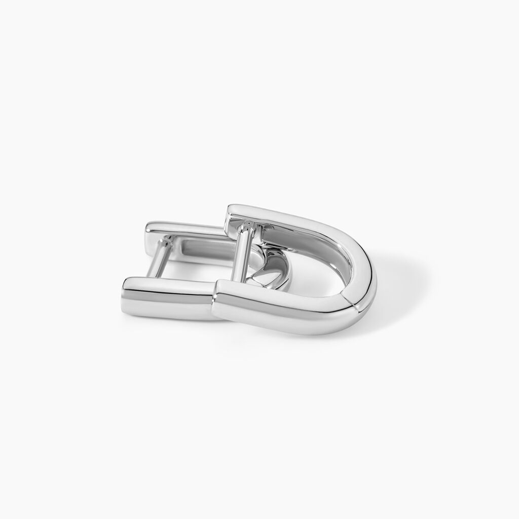 Cr&eacute;oles Fillipa Argent Blanc - Boucles d'oreilles cr&eacute;oles Femme | Histoire d&rsquo;Or