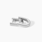 Cr&eacute;oles Fillipa Argent Blanc - Boucles d'oreilles cr&eacute;oles Femme | Histoire d&rsquo;Or