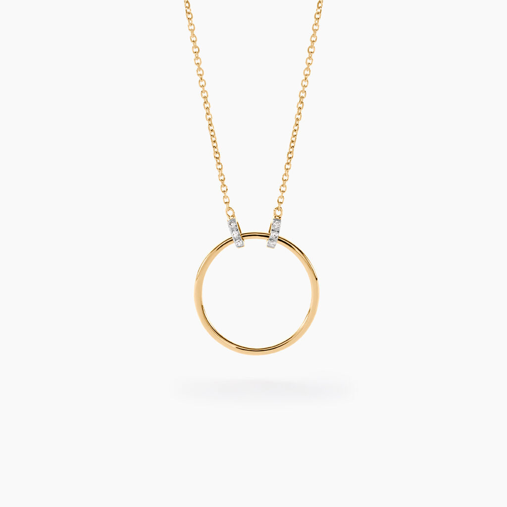 Collier Proserpine Or Jaune Diamant - Colliers Femme | Histoire d’Or