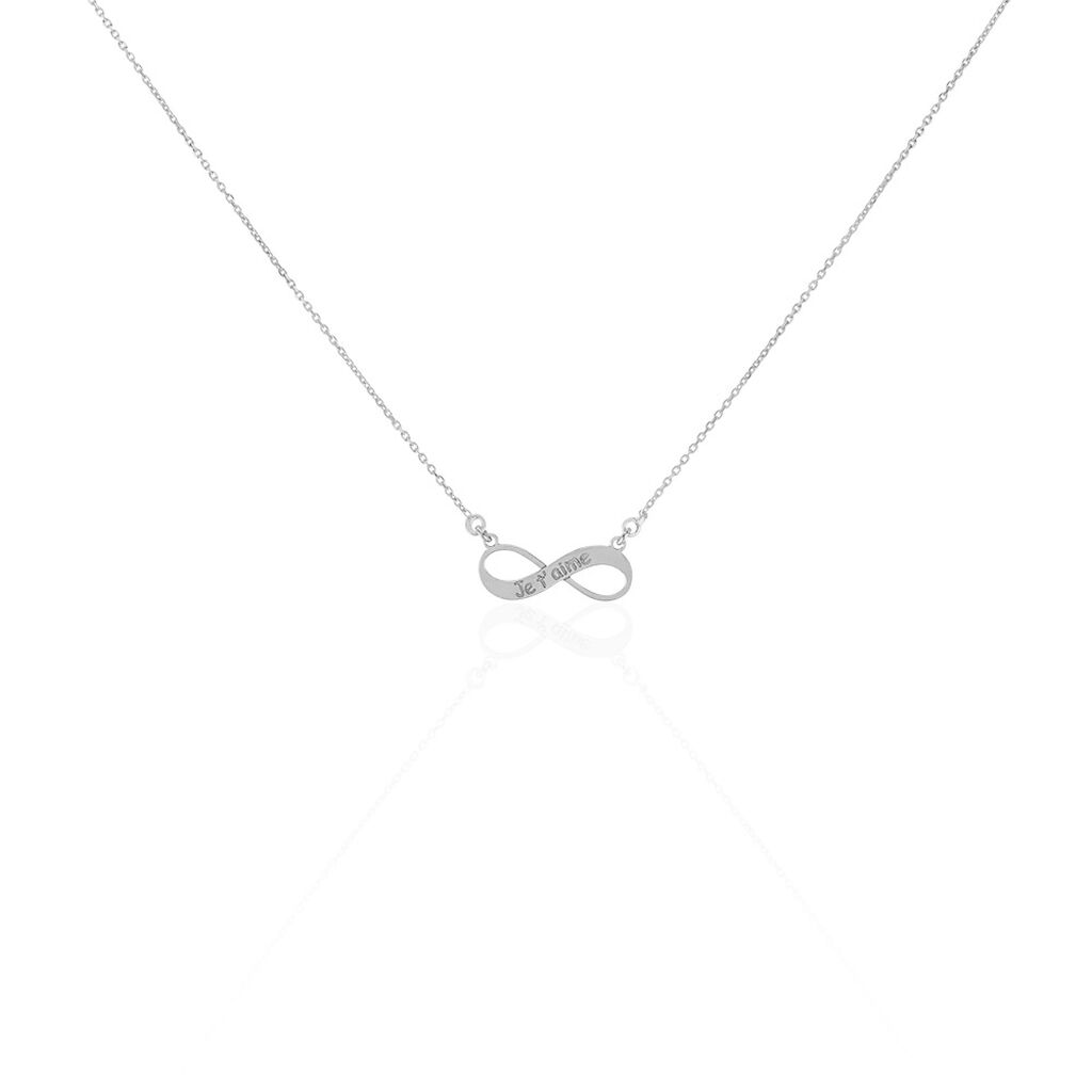 Collier Argent Blanc Wandis - Colliers fantaisie Femme | Histoire d’Or