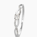 Bague Solitaire Vilma Or Blanc Diamant - Bagues solitaires Femme | Histoire d&rsquo;Or