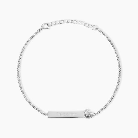 Bracelet Argent Rosule Oxydes De Zirconium - Bracelets Femme | Histoire d’Or