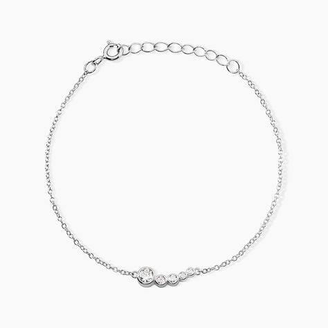 Bracelet Esperance Argent Blanc Oxyde De Zirconium - Bracelets Femme | Histoire d&rsquo;Or