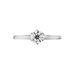 Bague Solitaire Natalia Or Blanc Diamant Synthetique - Bagues solitaires Femme | Histoire d’Or