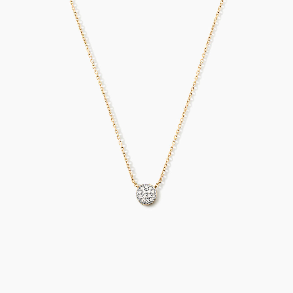 Collier Teani Or Jaune Diamant - Colliers Femme | Histoire d’Or