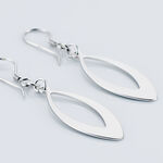 Boucles D'oreilles Pendantes Andrienne Argent Blanc - Boucles d'oreilles fantaisie Femme | Histoire d&rsquo;Or