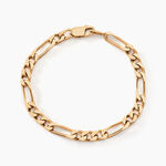 Bracelet Bixente Plaqu&eacute; Or Dor&eacute; - Bracelets cha&icirc;ne Homme | Histoire d&rsquo;Or