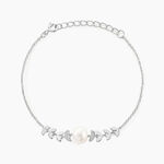 Bracelet Giacobbe Argent Blanc Perle De Culture - Bracelets Femme | Histoire d&rsquo;Or