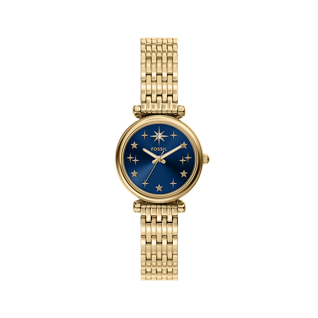 Montre Fossil Carlie Mini Bleu - Montres Femme | Histoire d&rsquo;Or