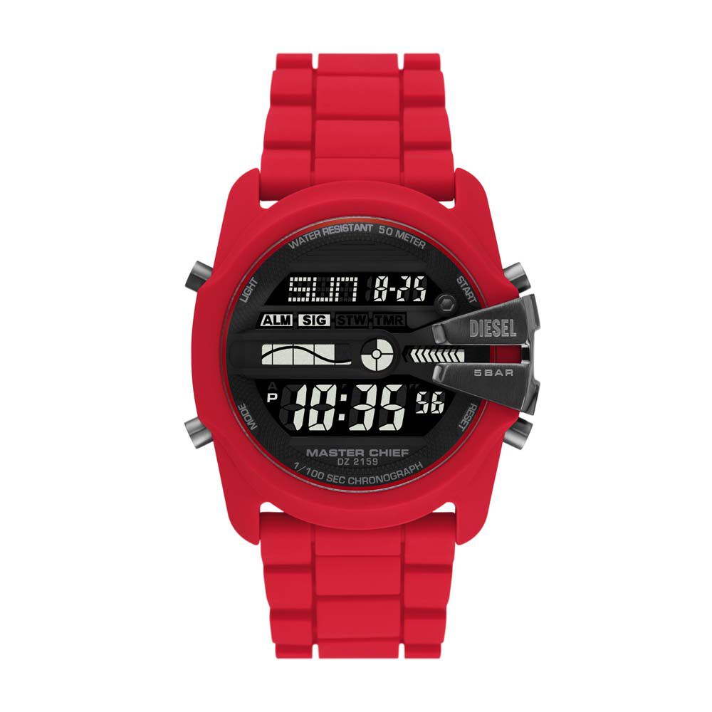 Montre diesel homme discount rouge