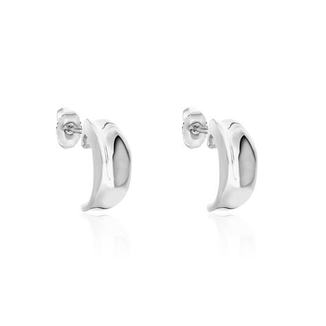 Boucles D'oreilles Puces Anne-christelleae Argent Blanc - Boucles d'oreilles fantaisie Femme | Histoire d’Or