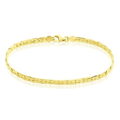 Bracelet Ivy Maille Haricot Or Jaune - Bracelets cha&icirc;ne Femme | Histoire d&rsquo;Or