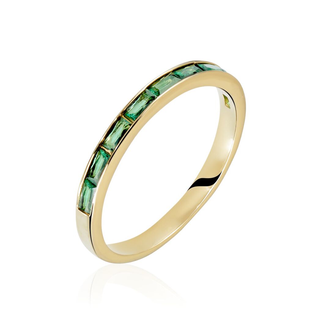 Bague Plaqué Or Jai Oxyde De Zirconium - Bagues avec pierre Femme | Histoire d’Or