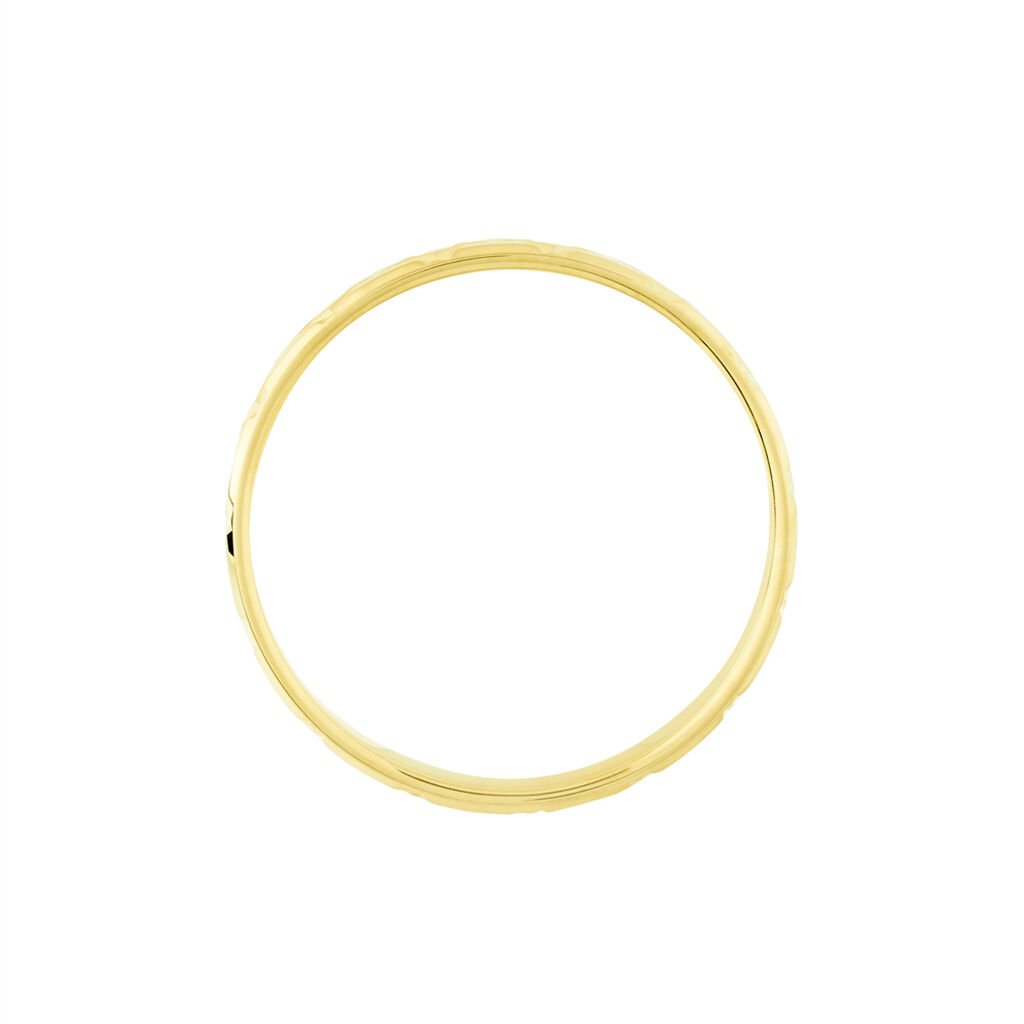 Alliance Fantaisie Ruban Plat Or Jaune - Alliances Unisex | Histoire d&rsquo;Or