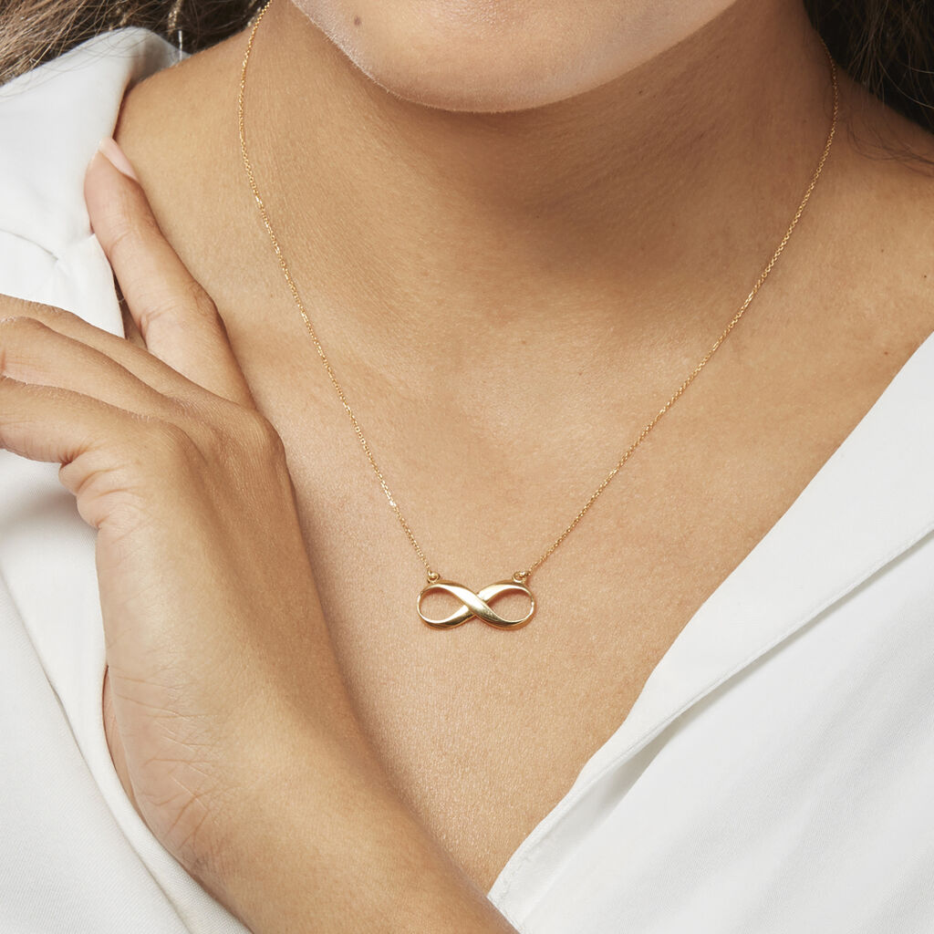 Collier Yana Infini Or Jaune - Colliers Femme | Histoire d’Or