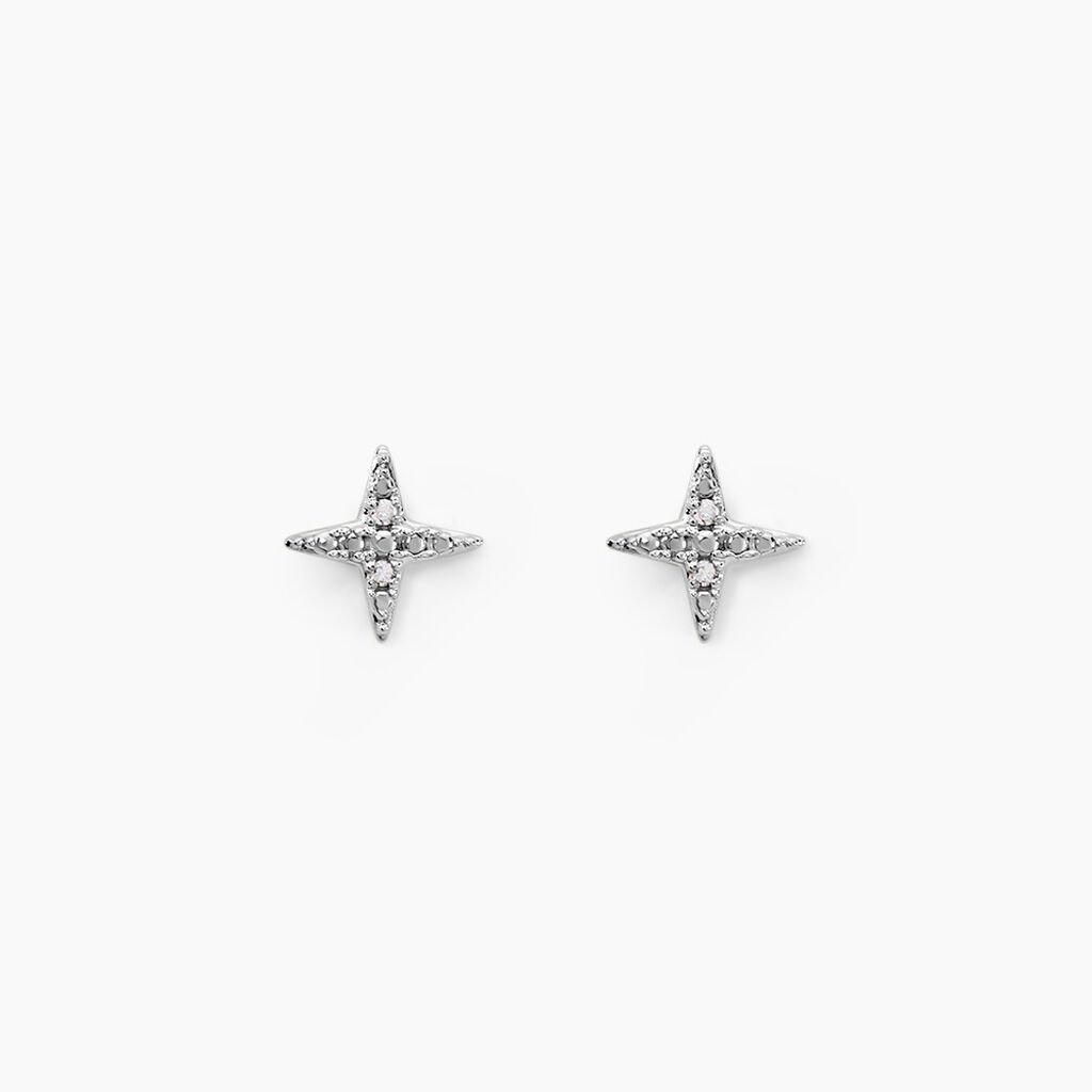 Boucles D'oreilles Puces Starlight Or Jaune Diamant - Clous d'oreilles Femme | Histoire d’Or
