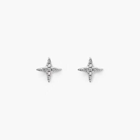 Boucles D'oreilles Puces Starlight Or Jaune Diamant - Clous d'oreilles Femme | Histoire d’Or