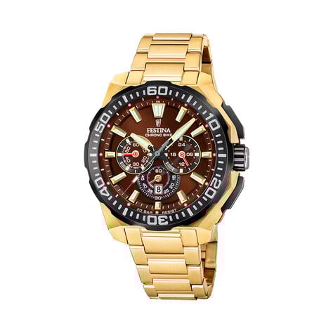 Montre Festina Chrono Bike 4 Marron - Nouveautés Homme | Histoire d’Or