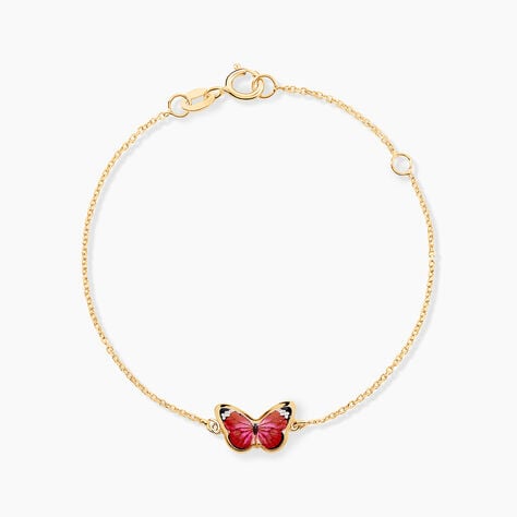 Bracelet Sulivia Papillon Or Jaune - Bracelets Enfant | Histoire d&rsquo;Or