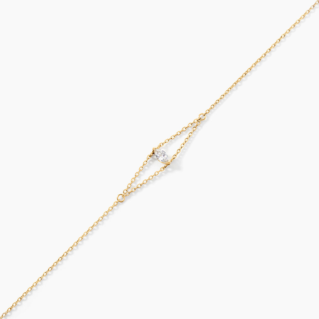 Bracelet Sparkle Or Jaune Oxyde De Zirconium - Bracelets Femme | Histoire d&rsquo;Or