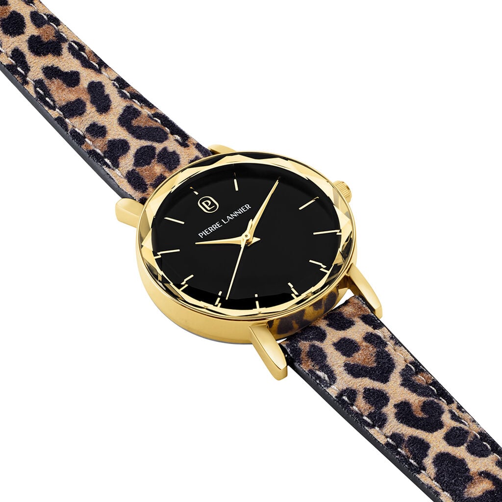 Montre Pierre Lannier Lannier Multiples Noir - Montres &eacute;tanches Femme | Histoire d&rsquo;Or