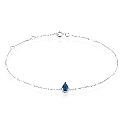 Bracelet Or Blanc Maveline Topaze - Bracelets Femme | Histoire d’Or