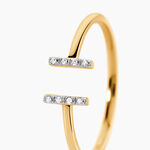 Bague Aphrodisia Or Jaune Diamant - Bagues avec pierre  | Histoire d&rsquo;Or