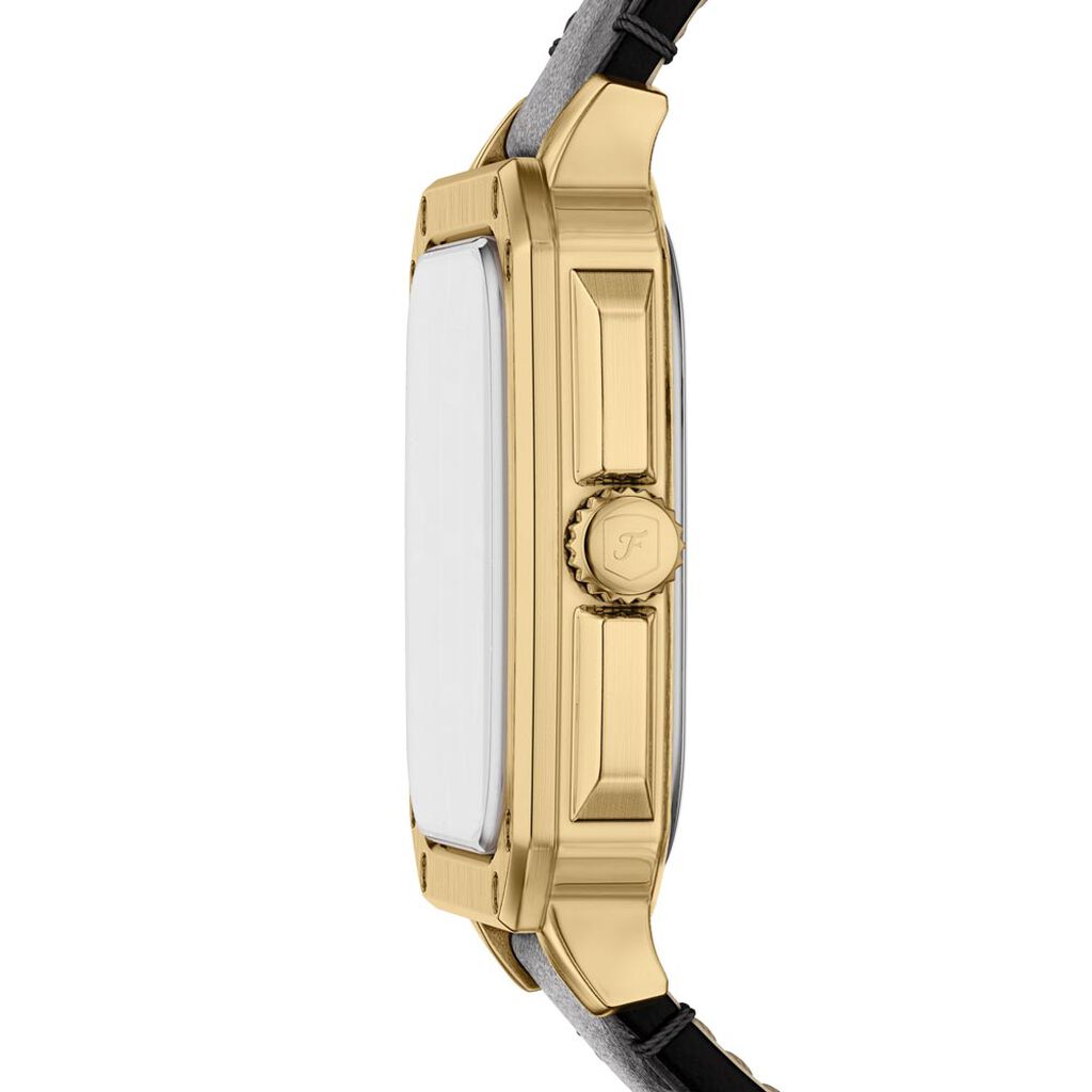 Montre Fossil Crosby Noir - F&ecirc;te des p&egrave;res Homme | Histoire d&rsquo;Or