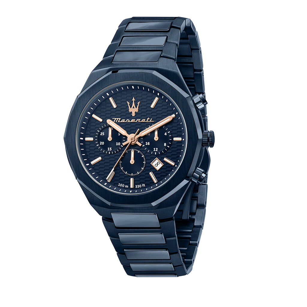 Montre Maserati Stile Bleu