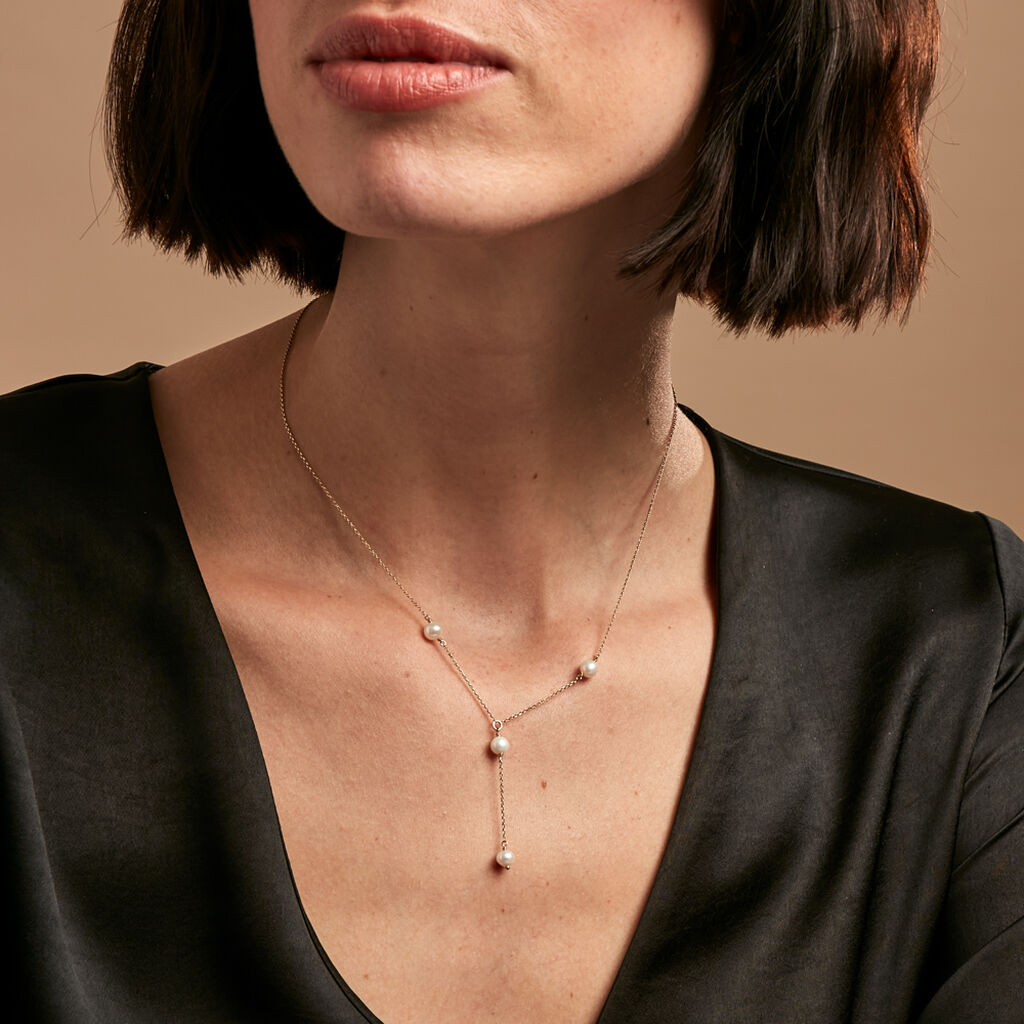 Collier Persis Or Jaune Perle De Culture - Colliers Femme | Histoire d’Or