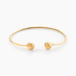 Bracelet Jonc Davina Boules Or Jaune - Bracelets joncs Femme | Histoire d&rsquo;Or