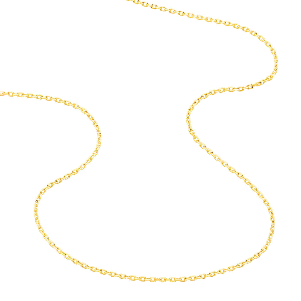 Chaîne Igoa Maille Forçat Diamantee Or Jaune - Chaines Femme | Histoire d’Or