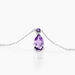 Collier Yrene Or Blanc Amethyste - Colliers Femme | Histoire d’Or